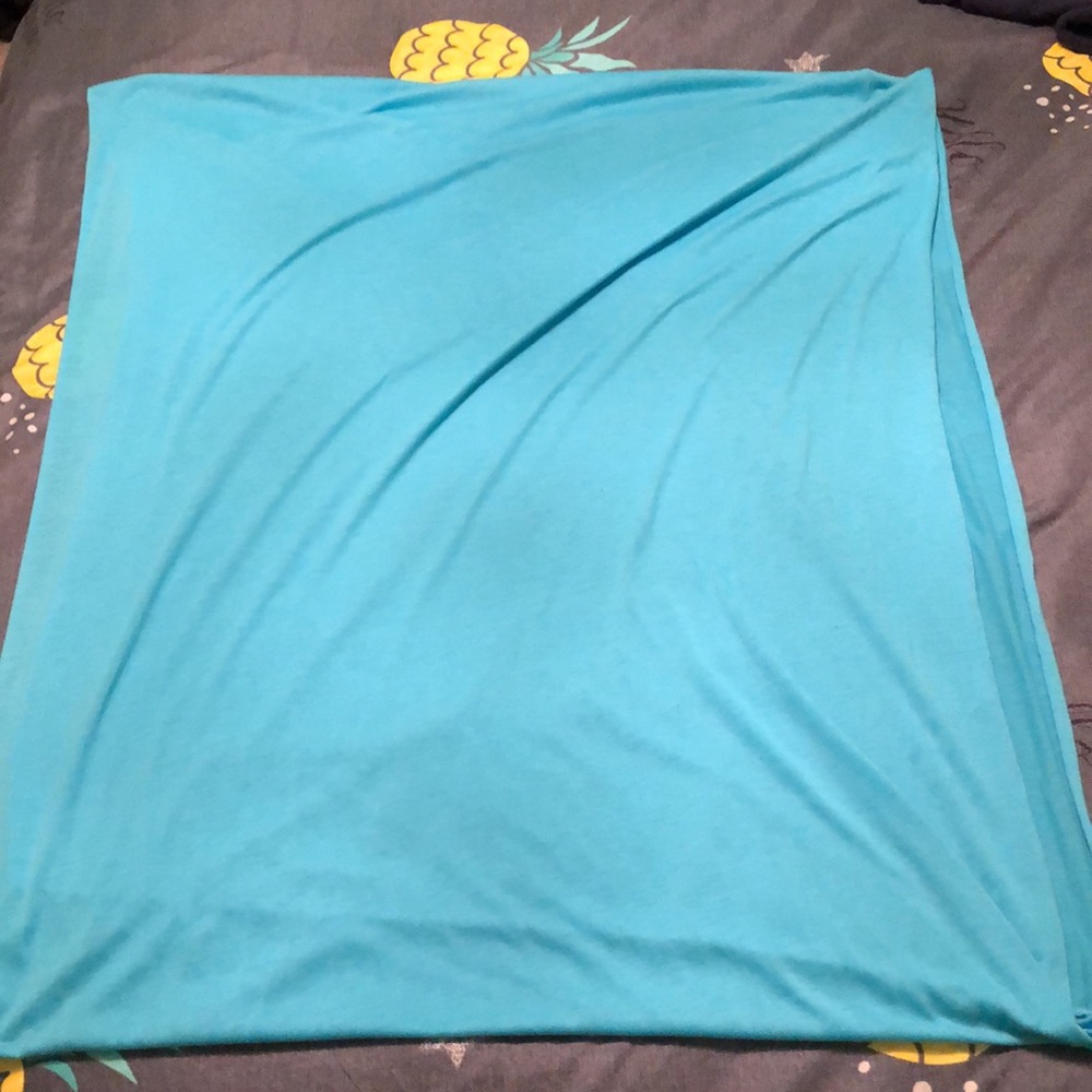 Turquoise Snood / Infinity scarf - Picture 5 of 5